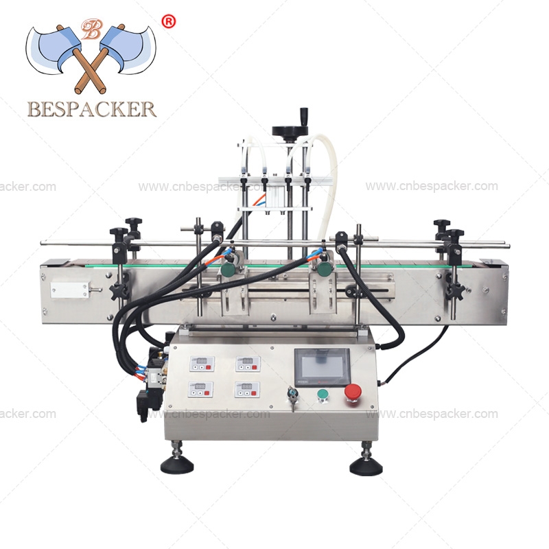 Bespacker TF-4G Auto table magnetic pump liquid filling machine